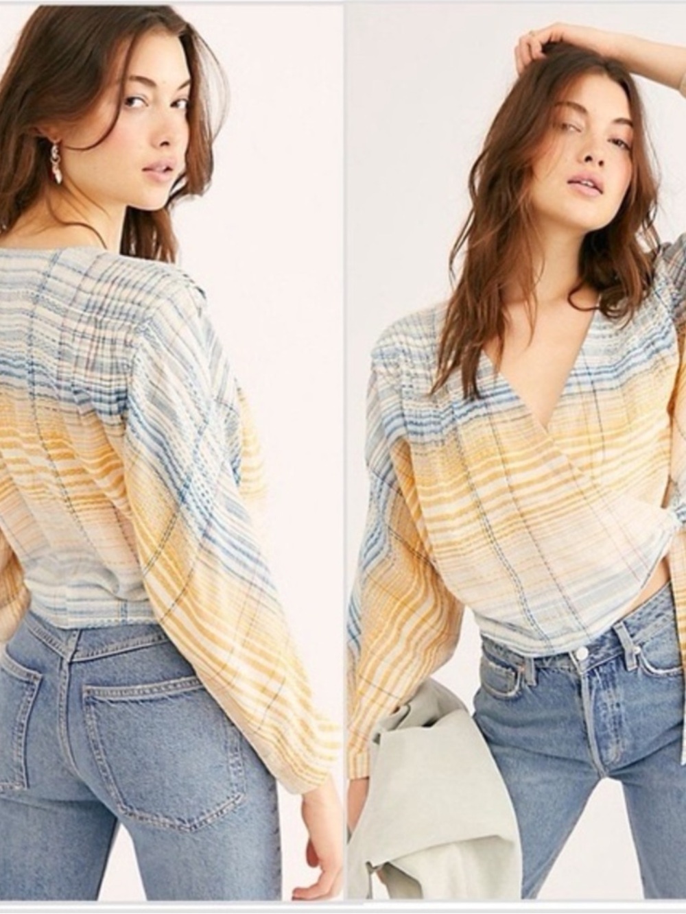 Free People MALDIVES WRAP TOP SIZE XSMALL